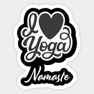 Yoga Joga Namaste Cat Dog Mandala Llama Gift Idea Sticker